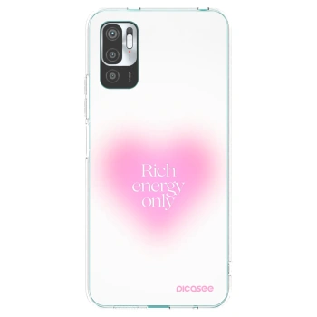 Picasee silikónový prehľadný obal pre Xiaomi Redmi Note 10 5G - Rich Energy