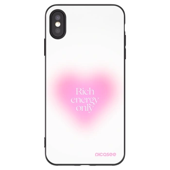 Picasee silikónový čierny obal pre Apple iPhone XS Max - Rich Energy