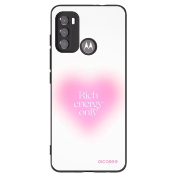 Picasee silikónový čierny obal pre Motorola Moto G60 - Rich Energy