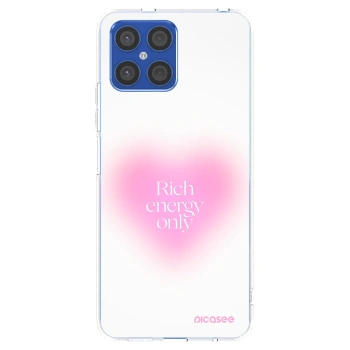 Picasee silikónový prehľadný obal pre Honor X8 4G - Rich Energy