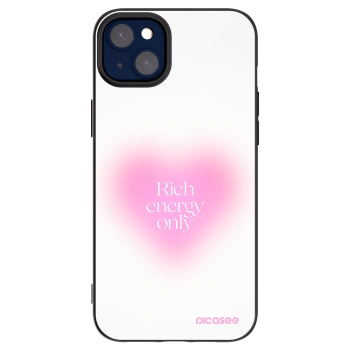 Picasee silikónový čierny obal pre Apple iPhone 14 Plus - Rich Energy