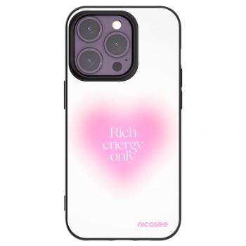 Picasee silikónový čierny obal pre Apple iPhone 14 Pro - Rich Energy