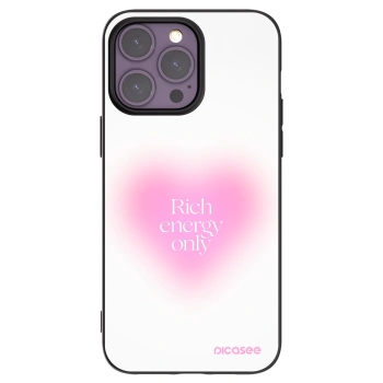 Picasee silikónový čierny obal pre Apple iPhone 14 Pro Max - Rich Energy