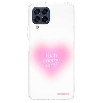 Picasee silikónový prehľadný obal pre Samsung Galaxy M53 5G - Rich Energy