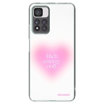 Picasee silikónový prehľadný obal pre Xiaomi Redmi Note 11 Pro+ 5G - Rich Energy