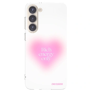 Picasee silikónový prehľadný obal pre Samsung Galaxy S23+ 5G - Rich Energy
