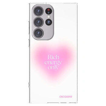 Picasee silikónový prehľadný obal pre Samsung Galaxy S23 Ultra 5G - Rich Energy