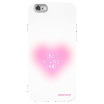 Picasee silikónový prehľadný obal pre Apple iPhone 6/6S - Rich Energy