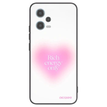 Picasee silikónový čierny obal pre Xiaomi Redmi Note 12 5G - Rich Energy