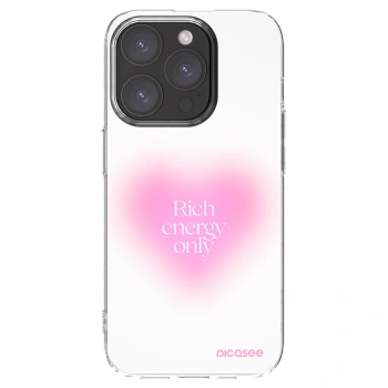 Picasee silikónový prehľadný obal pre Apple iPhone 15 Pro - Rich Energy