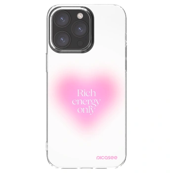 Picasee silikónový prehľadný obal pre Apple iPhone 15 Pro Max - Rich Energy