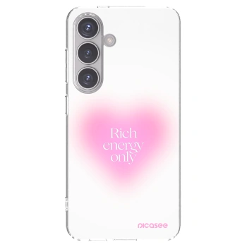 Picasee silikónový prehľadný obal pre Samsung Galaxy S24 S921B 5G - Rich Energy