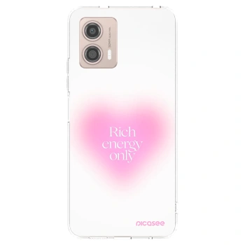 Picasee silikónový prehľadný obal pre Motorola Moto G53 5G - Rich Energy