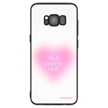 Picasee silikónový čierny obal pre Samsung Galaxy S8 G950F - Rich Energy