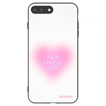 Picasee silikónový čierny obal pre Apple iPhone 8 Plus - Rich Energy