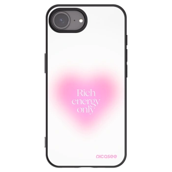 Picasee silikónový čierny obal pre Apple iPhone 16e - Rich Energy
