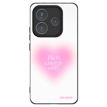 Picasee silikónový čierny obal pre Xiaomi Redmi Note 14 5G - Rich Energy
