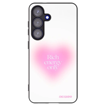 Picasee silikónový čierny obal pre Samsung Galaxy S25 5G - Rich Energy