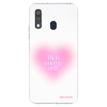 Picasee silikónový prehľadný obal pre Samsung Galaxy A40 A405F - Rich Energy