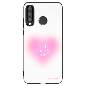 Picasee silikónový čierny obal pre Huawei P30 Lite - Rich Energy
