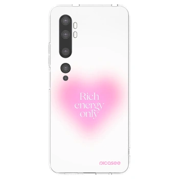 Picasee silikónový prehľadný obal pre Xiaomi Mi Note 10 (Pro) - Rich Energy