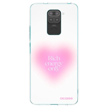 Picasee silikónový čierny obal pre Xiaomi Redmi Note 9 - Rich Energy