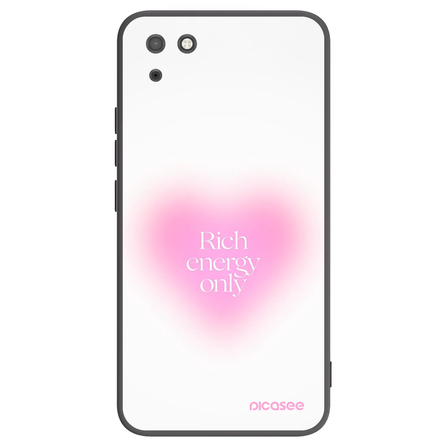 Picasee silikónový čierny obal pre Huawei Y5P - Rich Energy