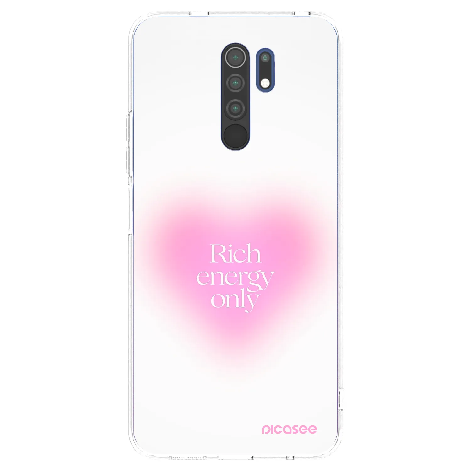 Picasee silikónový prehľadný obal pre Xiaomi Redmi 9 - Rich Energy