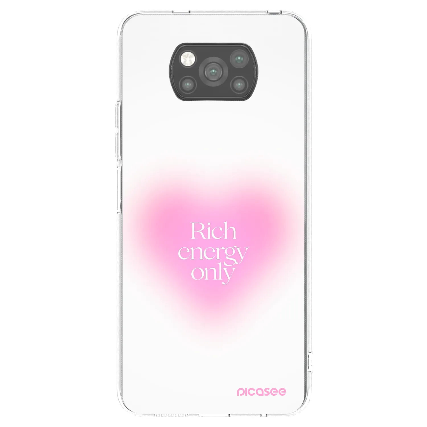 Picasee silikónový čierny obal pre Xiaomi Poco X3 - Rich Energy