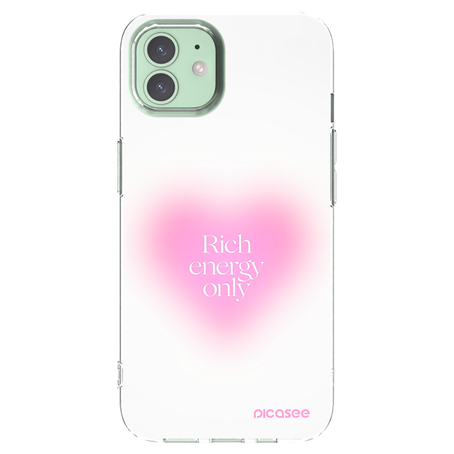 Picasee silikónový prehľadný obal pre Apple iPhone 12 - Rich Energy
