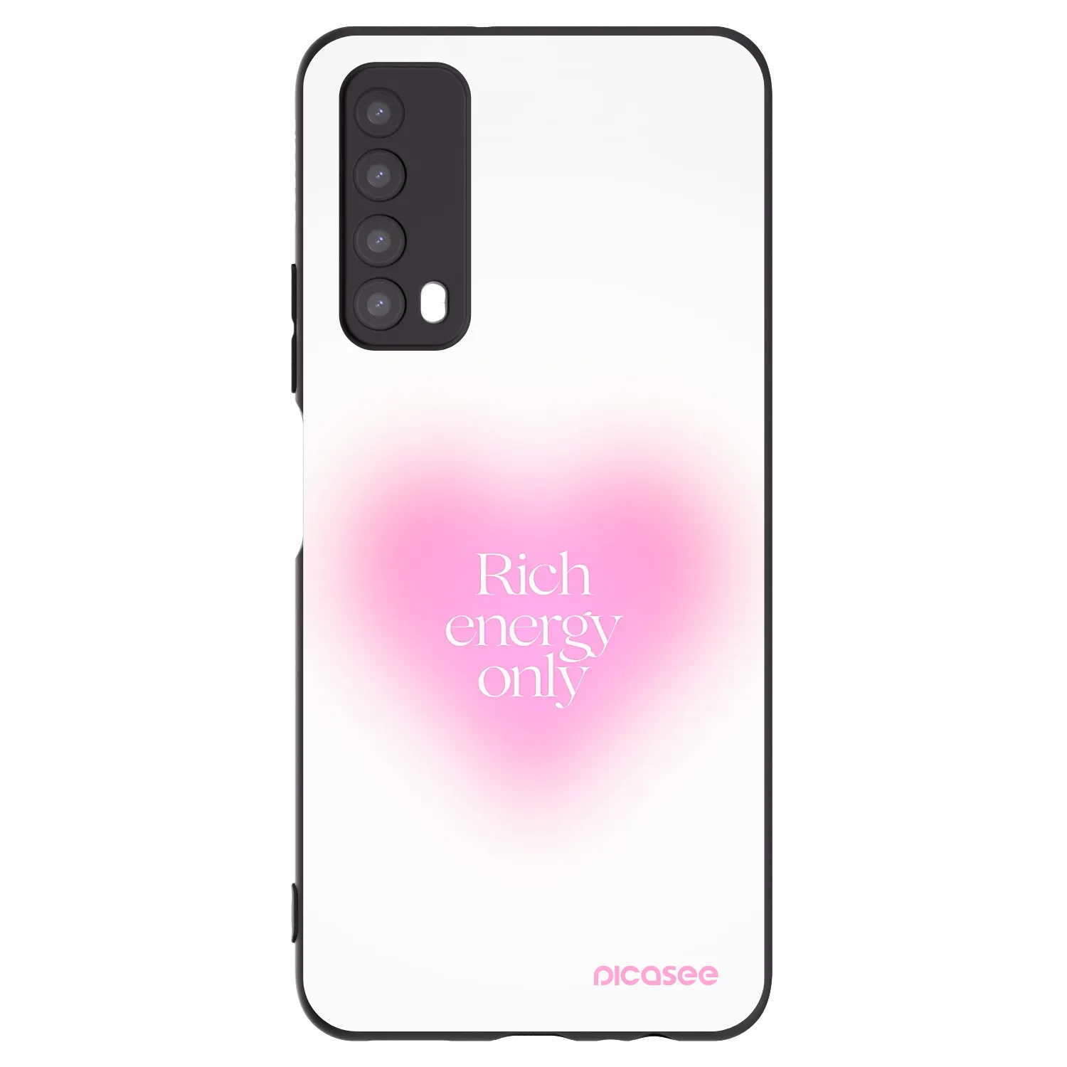 Picasee silikónový čierny obal pre Huawei P Smart 2021 - Rich Energy
