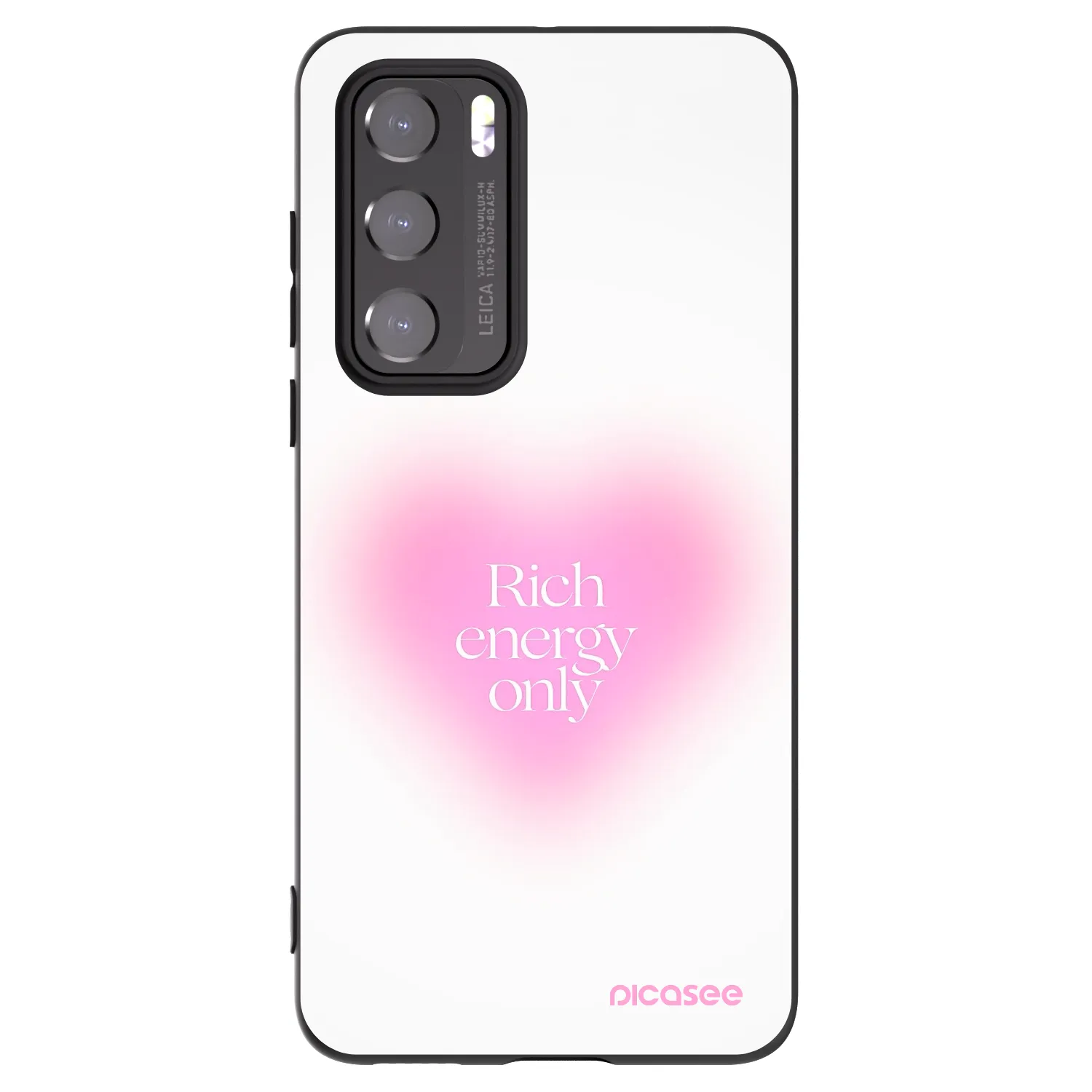 Picasee silikónový čierny obal pre Huawei P40 - Rich Energy