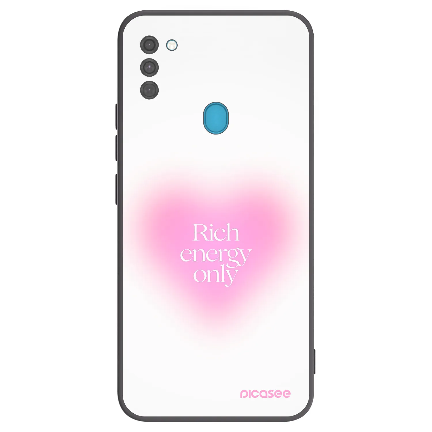 Picasee silikónový čierny obal pre Samsung Galaxy M11 - Rich Energy