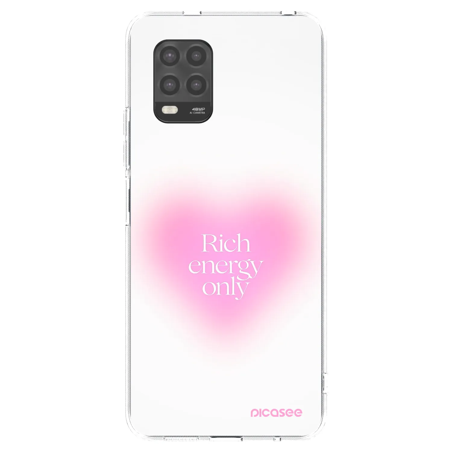 Silikónový prehľadný obal pre Xiaomi Mi 10 Lite - Rich Energy