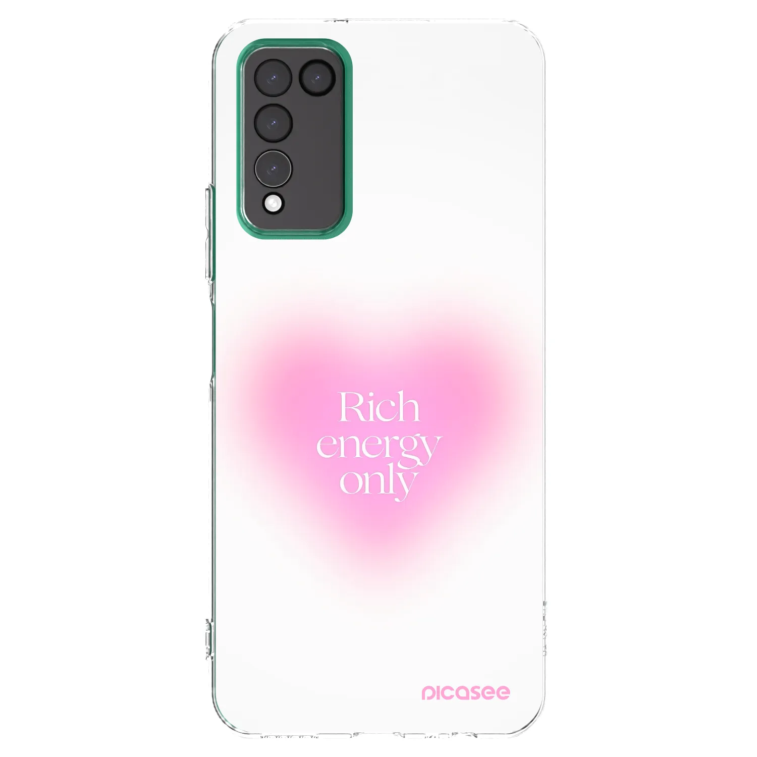 Picasee silikónový prehľadný obal pre Honor 10X Lite - Rich Energy