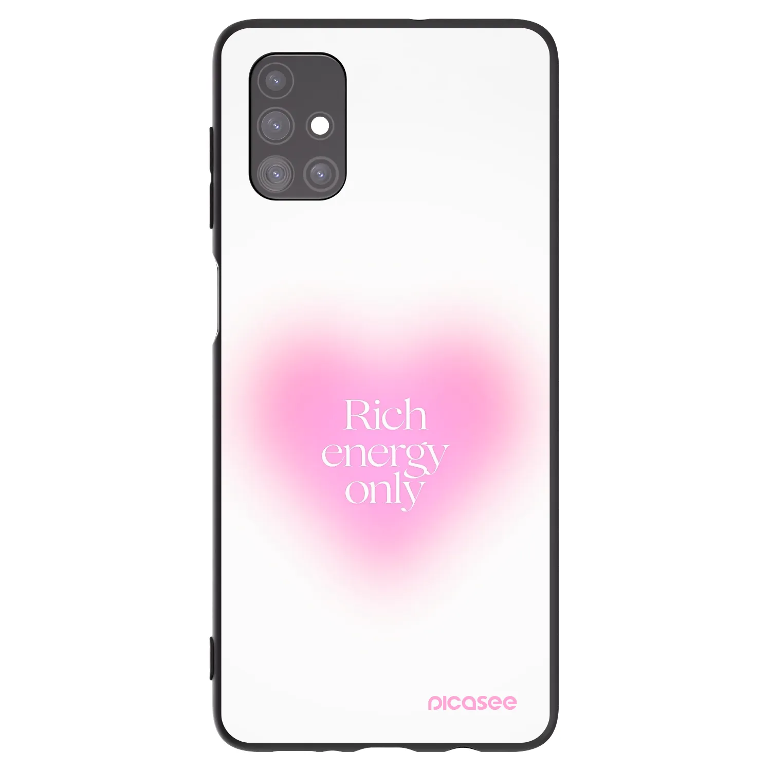 Picasee silikónový čierny obal pre Samsung Galaxy M51 M515F - Rich Energy