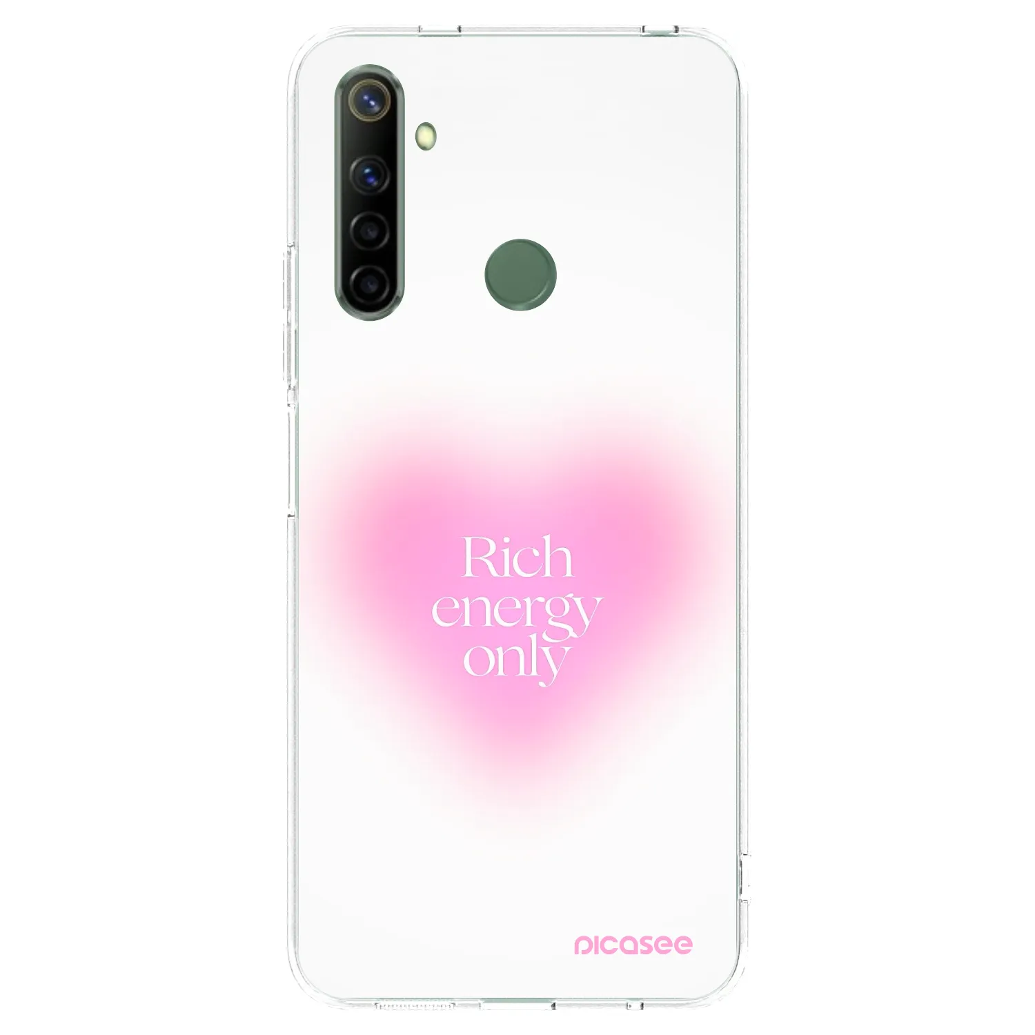Picasee silikónový prehľadný obal pre Realme 6i - Rich Energy
