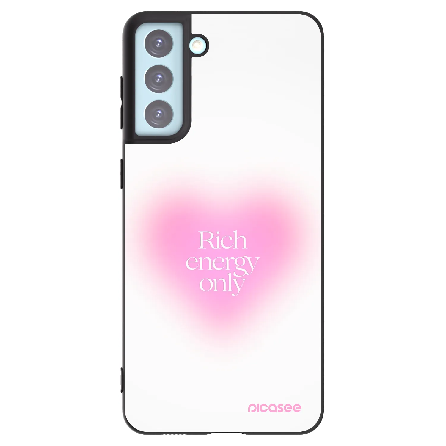 Picasee silikónový čierny obal pre Samsung Galaxy S21+ 5G G996F - Rich Energy