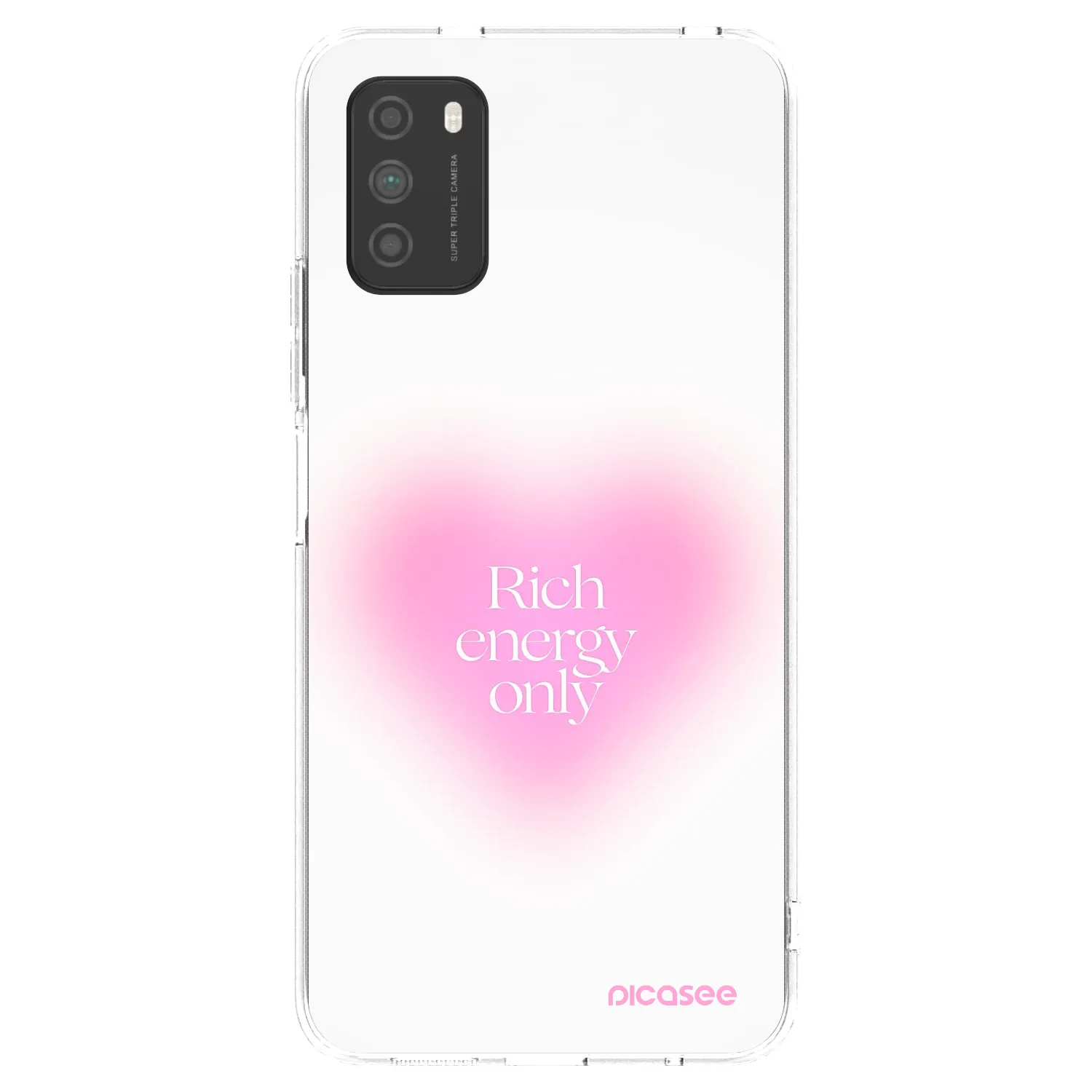 Silikónový prehľadný obal pre Xiaomi Poco M3 - Rich Energy