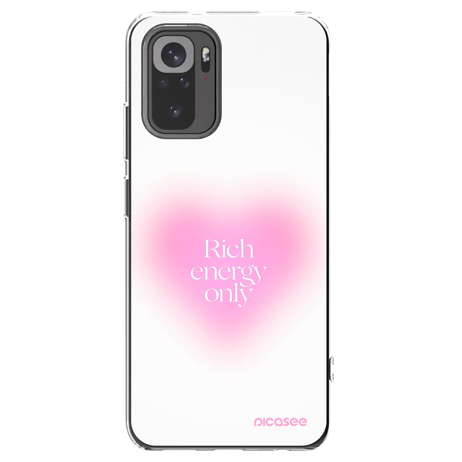 Picasee silikónový prehľadný obal pre Xiaomi Redmi Note 10 - Rich Energy