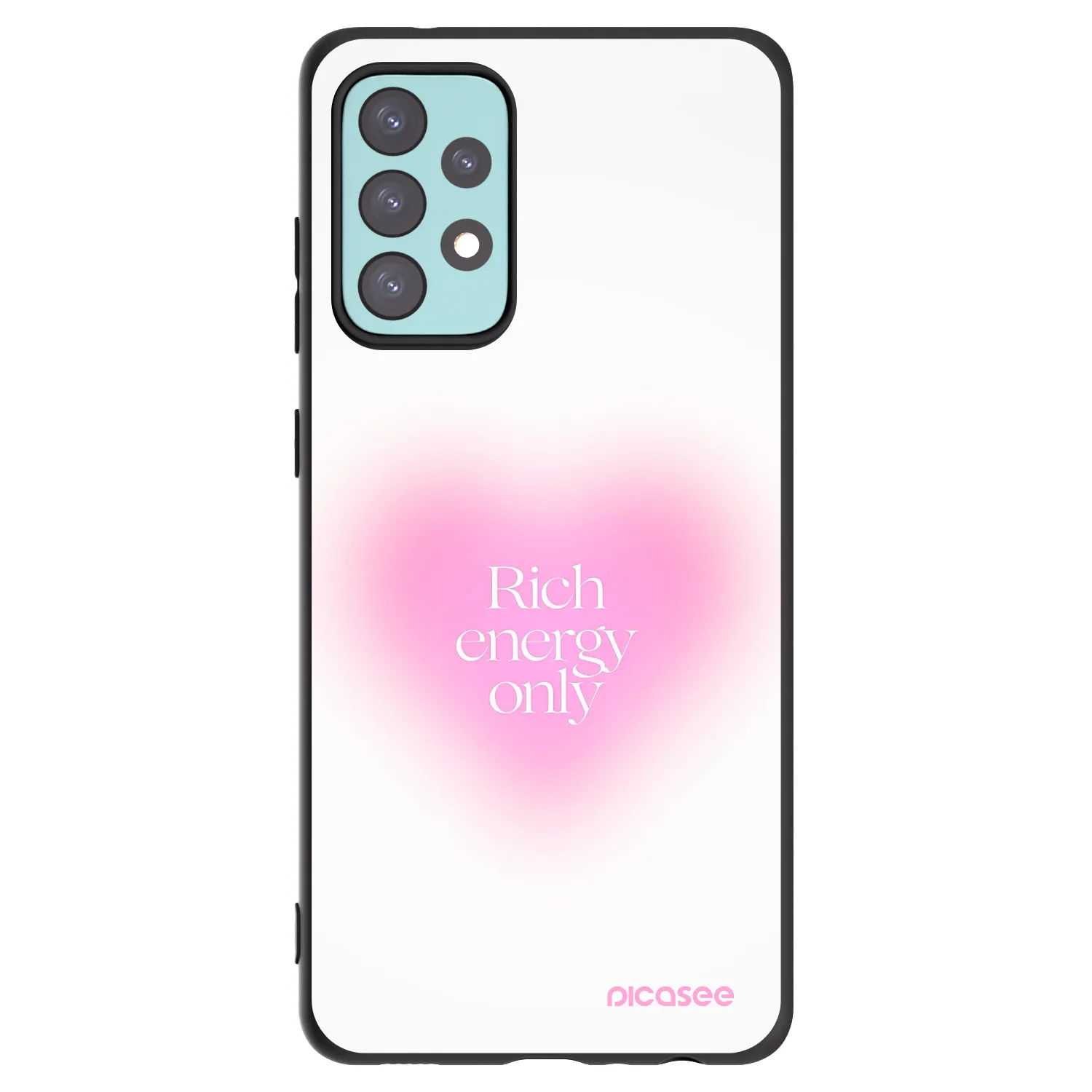 Picasee silikónový čierny obal pre Samsung Galaxy A72 A725F - Rich Energy