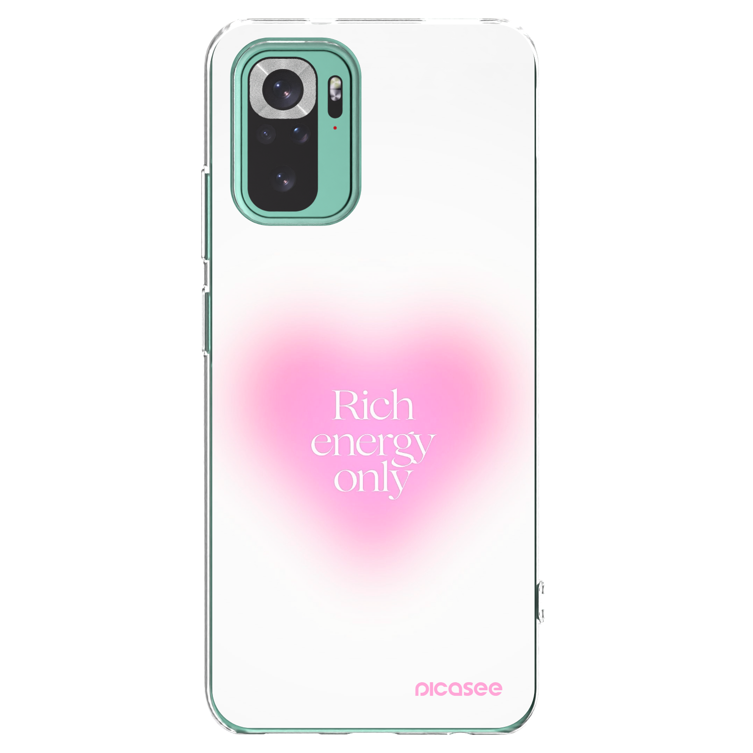 Picasee silikónový prehľadný obal pre Xiaomi Redmi Note 10 Pro - Rich Energy