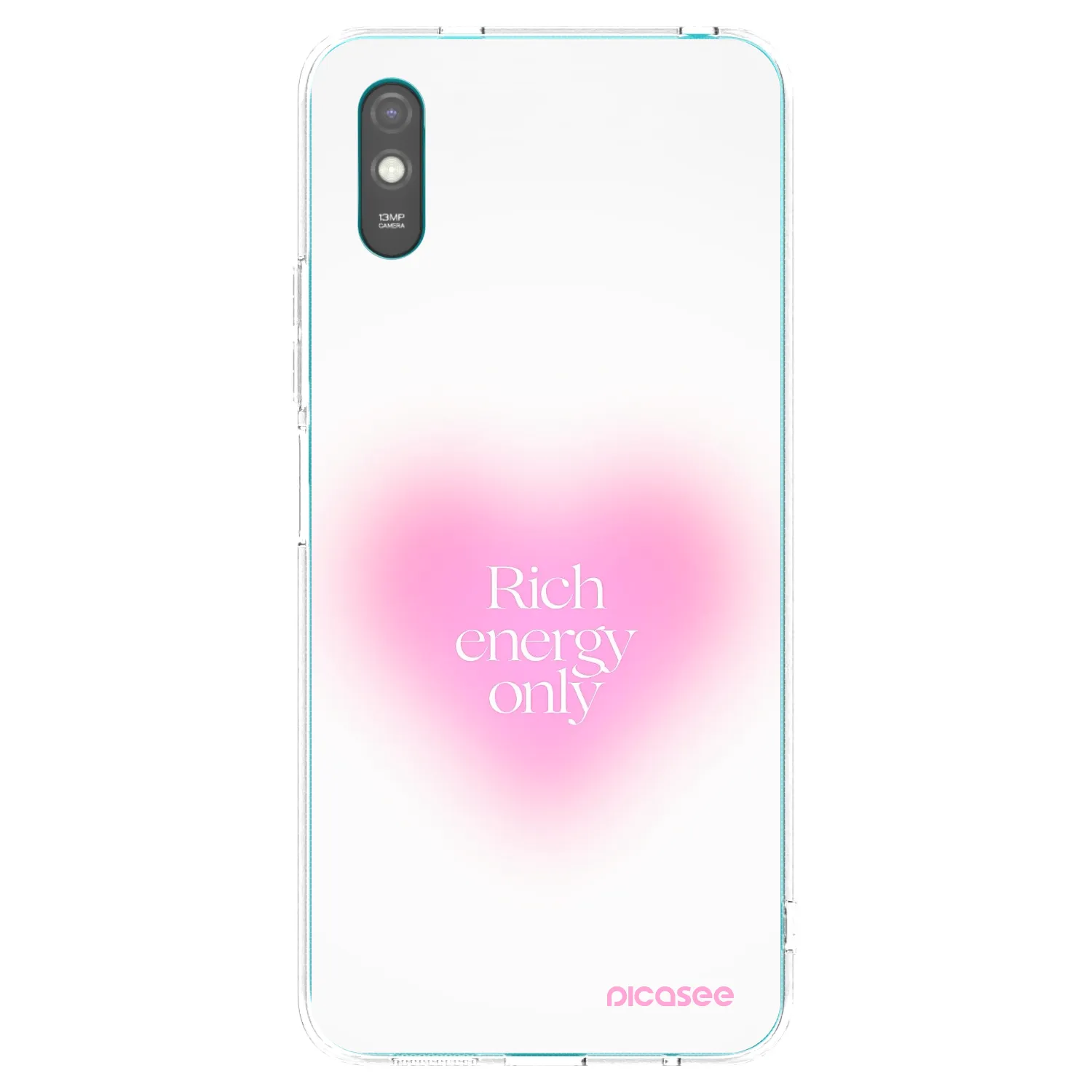 Picasee silikónový prehľadný obal pre Xiaomi Redmi 9AT - Rich Energy
