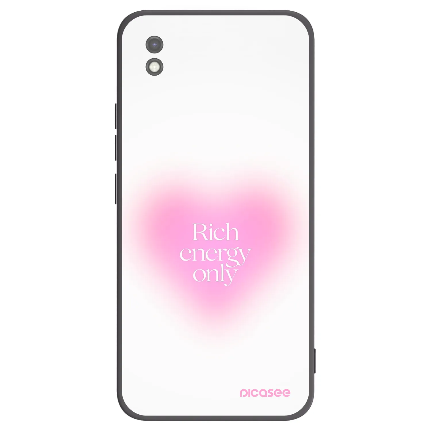Picasee silikónový čierny obal pre Xiaomi Redmi 9AT - Rich Energy