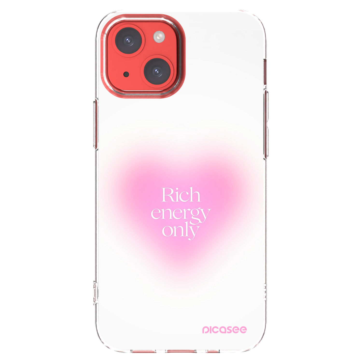 Picasee silikónový prehľadný obal pre Apple iPhone 13 mini - Rich Energy