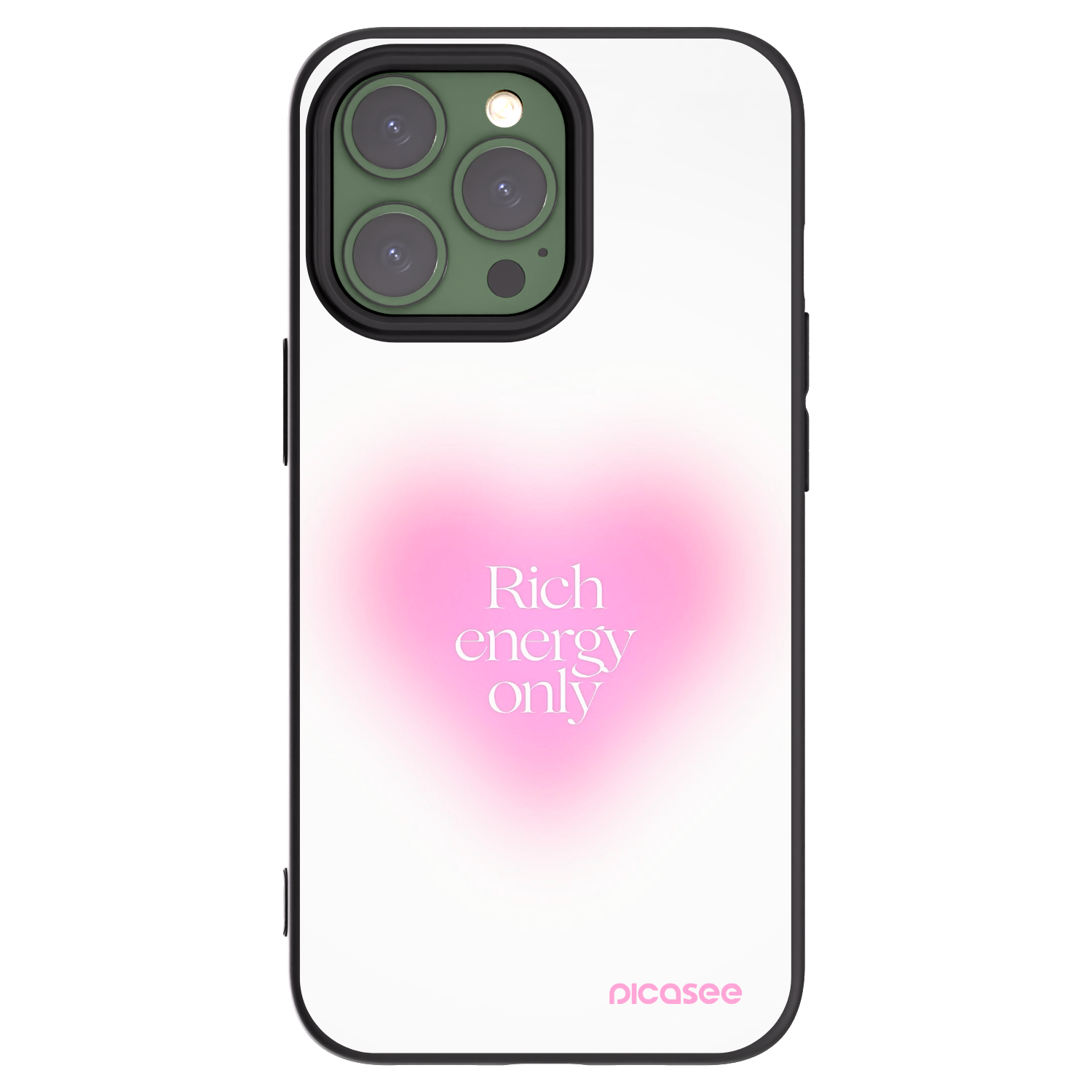 Picasee silikónový čierny obal pre Apple iPhone 13 Pro - Rich Energy