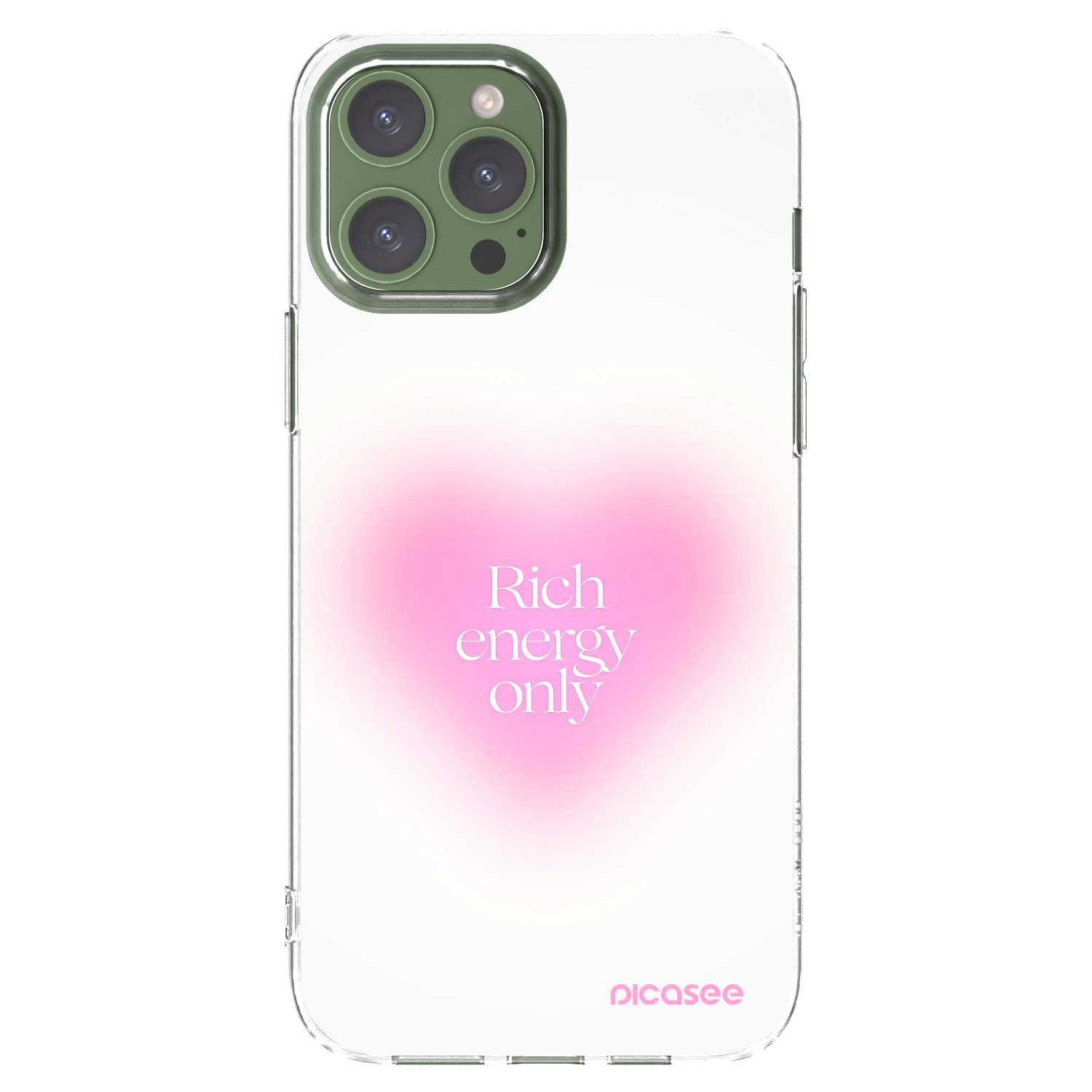 Silikónový prehľadný obal pre Apple iPhone 13 Pro Max - Rich Energy