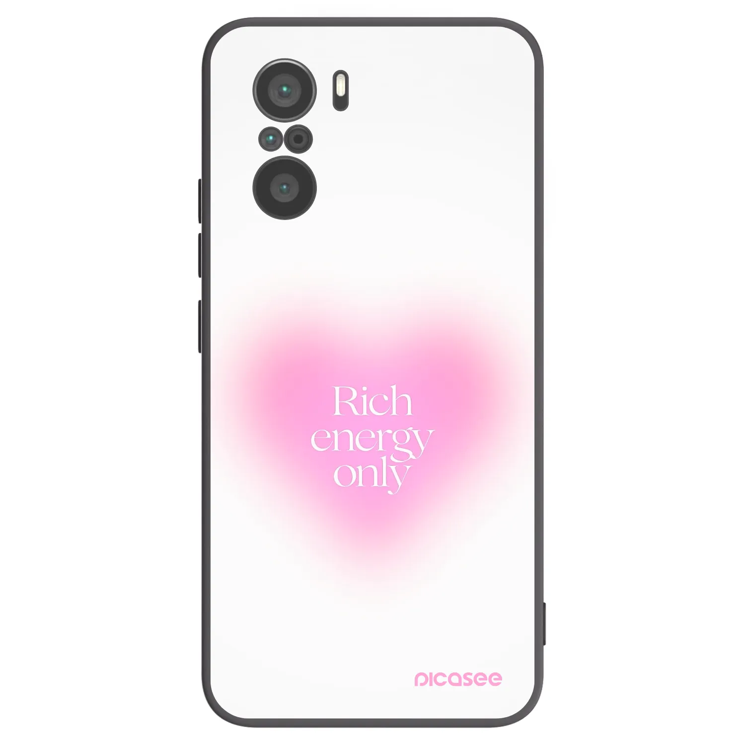 Picasee silikónový čierny obal pre Xiaomi Poco F3 - Rich Energy