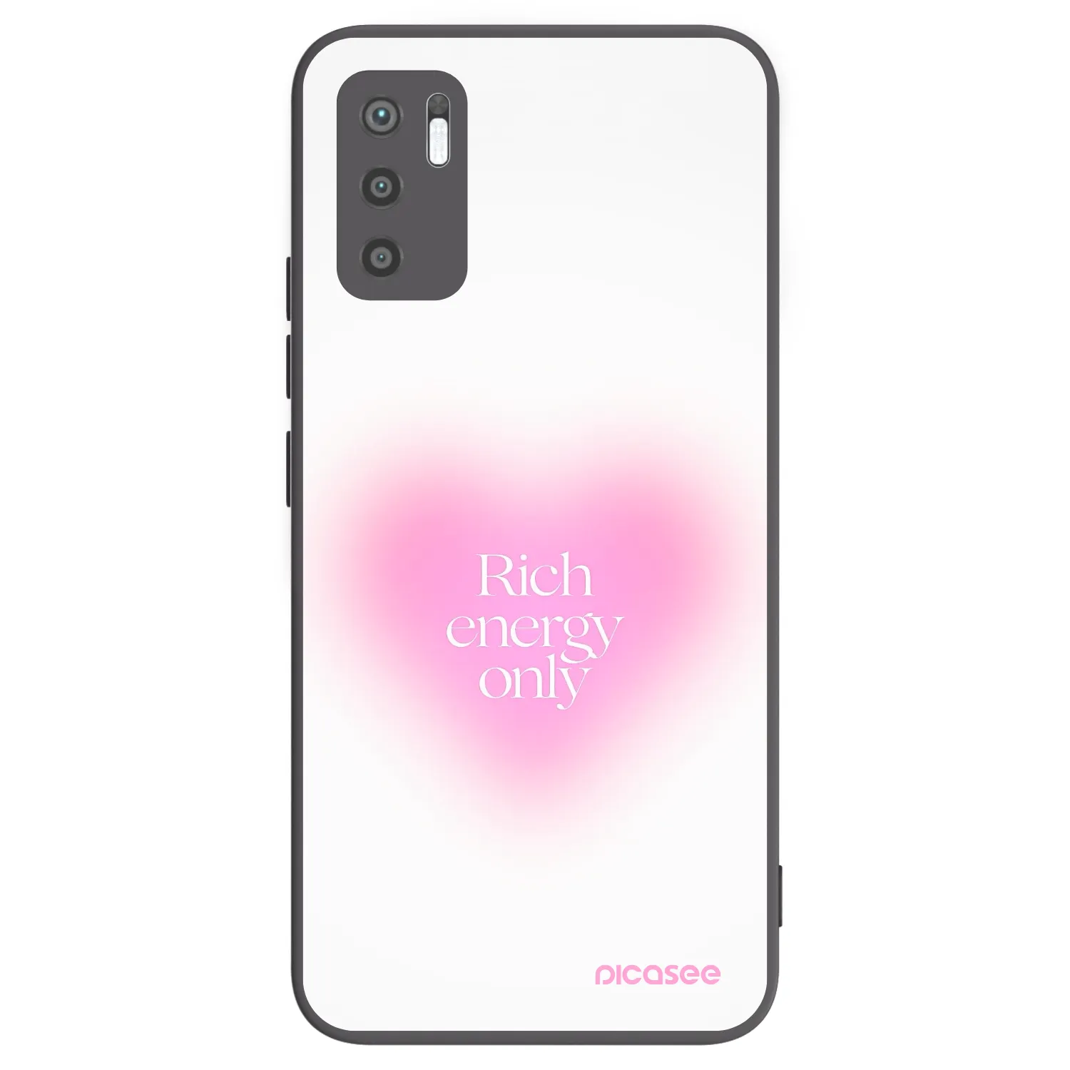 Picasee silikónový čierny obal pre Xiaomi Redmi Note 10 5G - Rich Energy