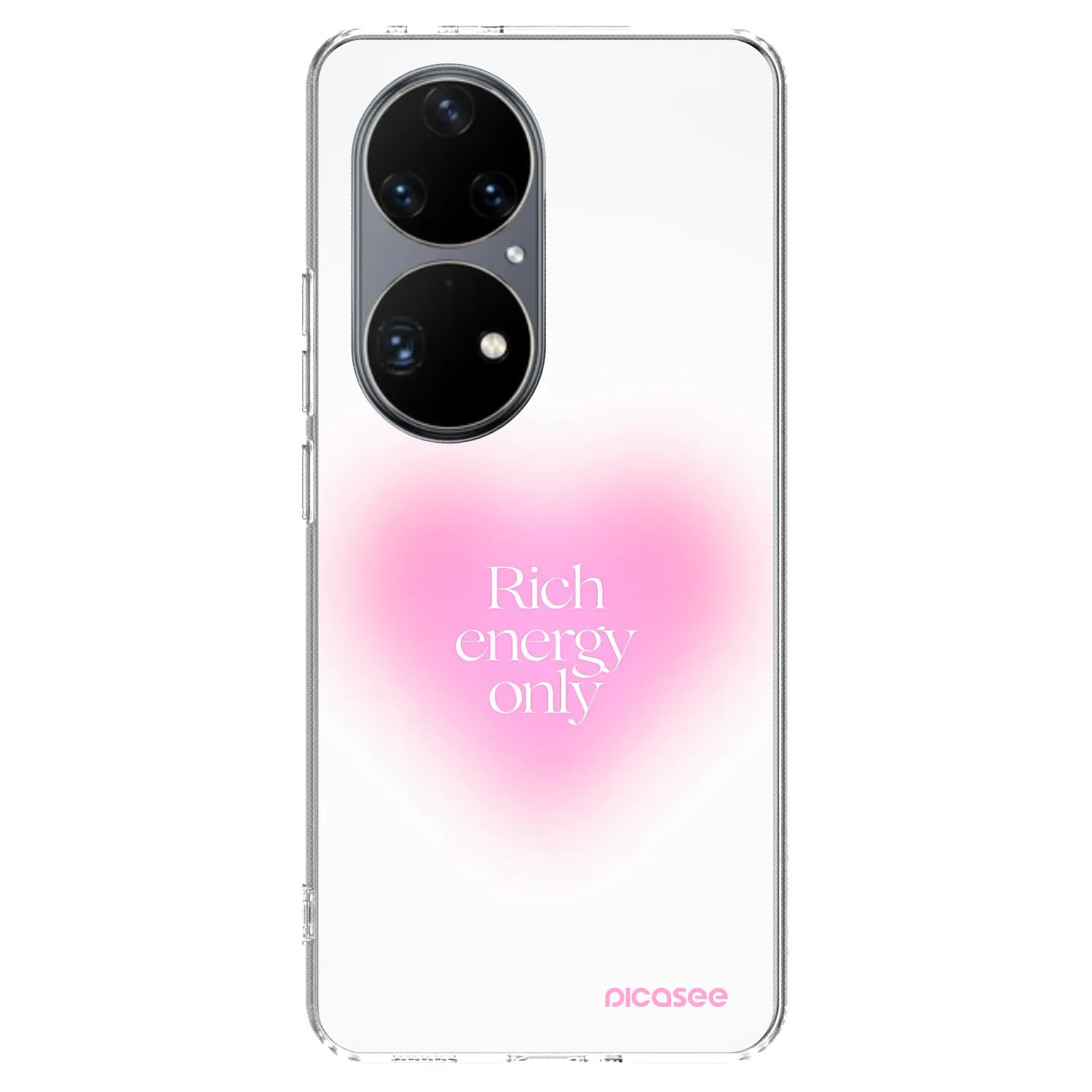 Picasee silikónový prehľadný obal pre Huawei P50 - Rich Energy